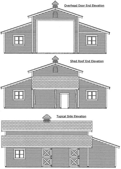 Barn Style Shop Plans