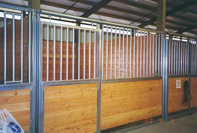Pre-fabricated stall fronts