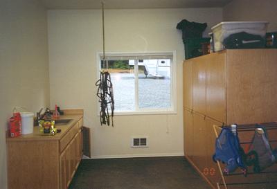 Tack Room with utility counter